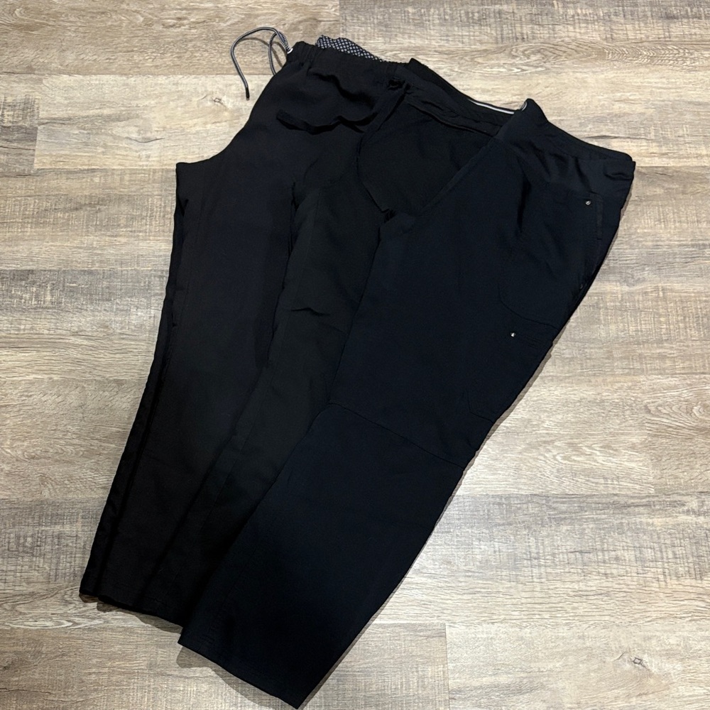 Lot of 5 Large Petite Scrub Pants